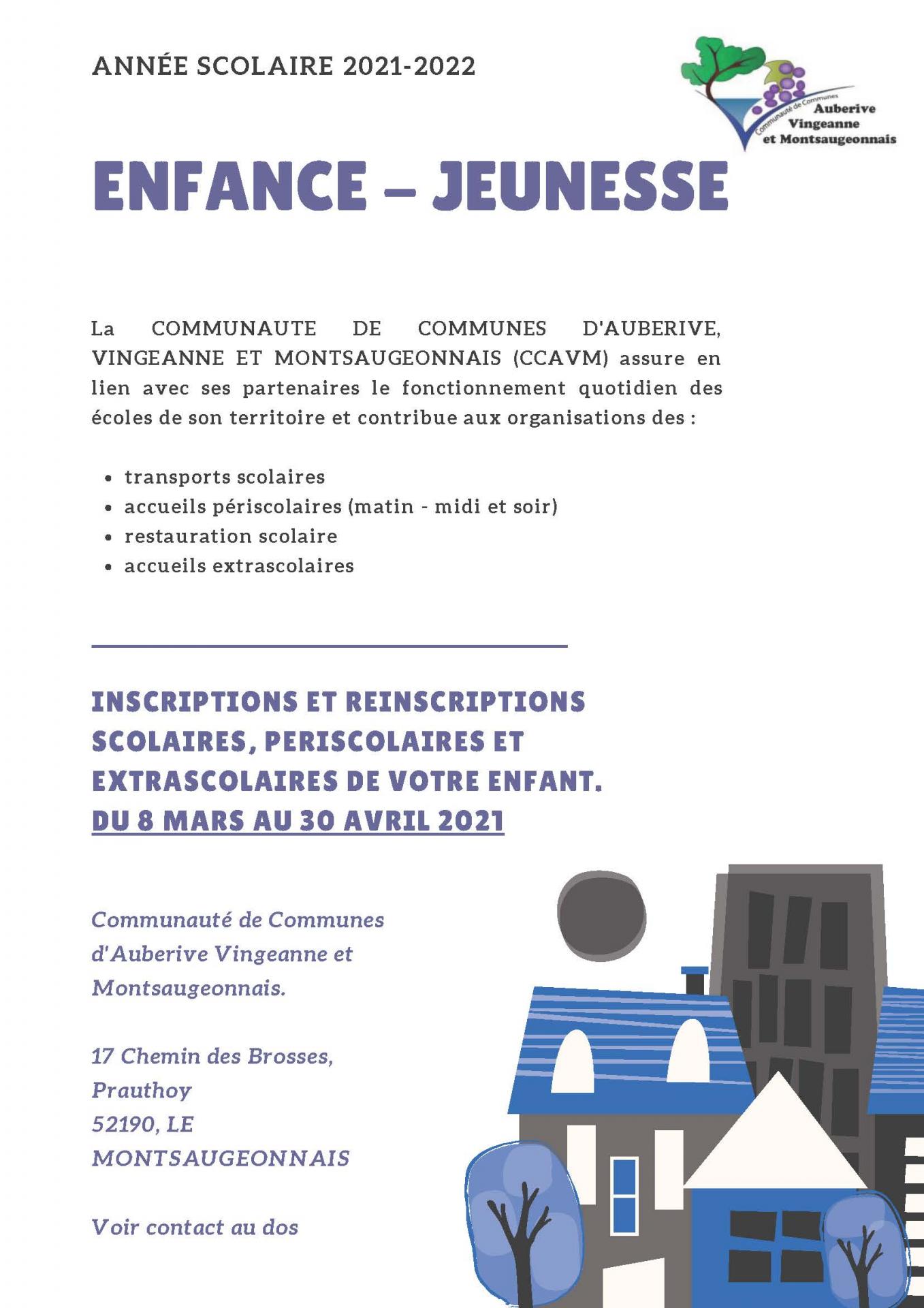 Flyer inscription 2021 2022 8 1